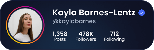 8Vance Media Client - Kayla Barnes